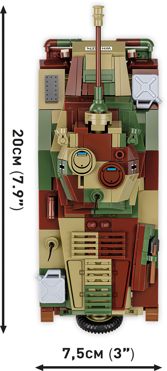 COBI Sd.Kfz. 234/2 PUMA Armored Vehicle : Set #2287