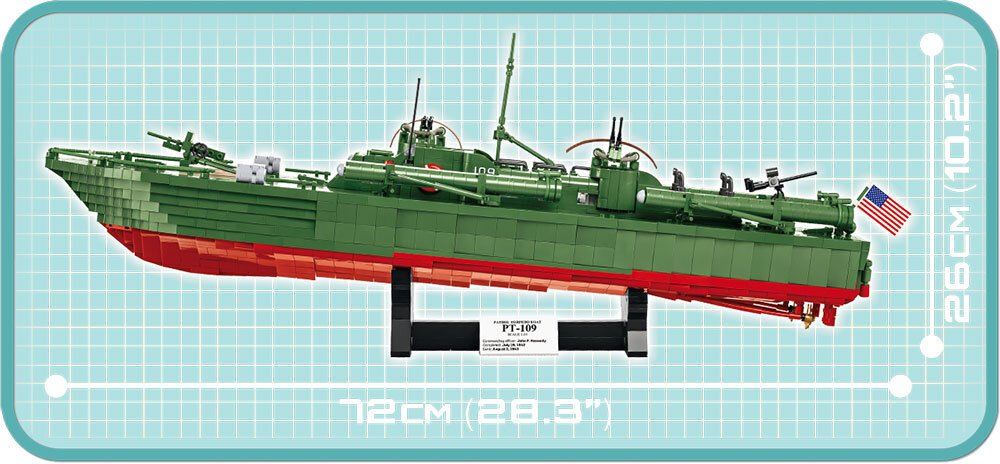 COBI Patrol Torpedo Boat PT-109: Set #4825
