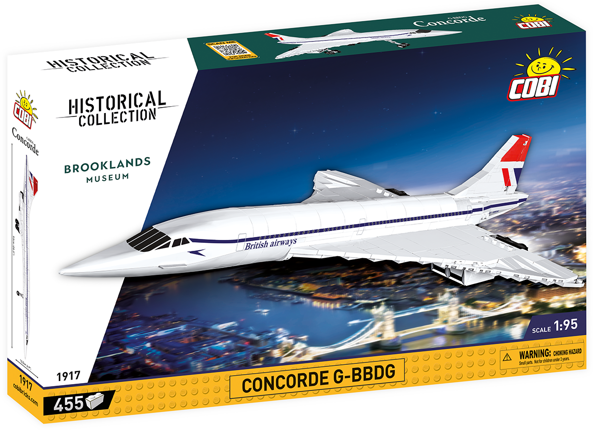 COBI Concorde G-BBDG Passenger Jet: Set #1917