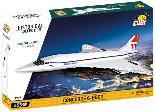COBI Concorde G-BBDG Passenger Jet: Set #1917