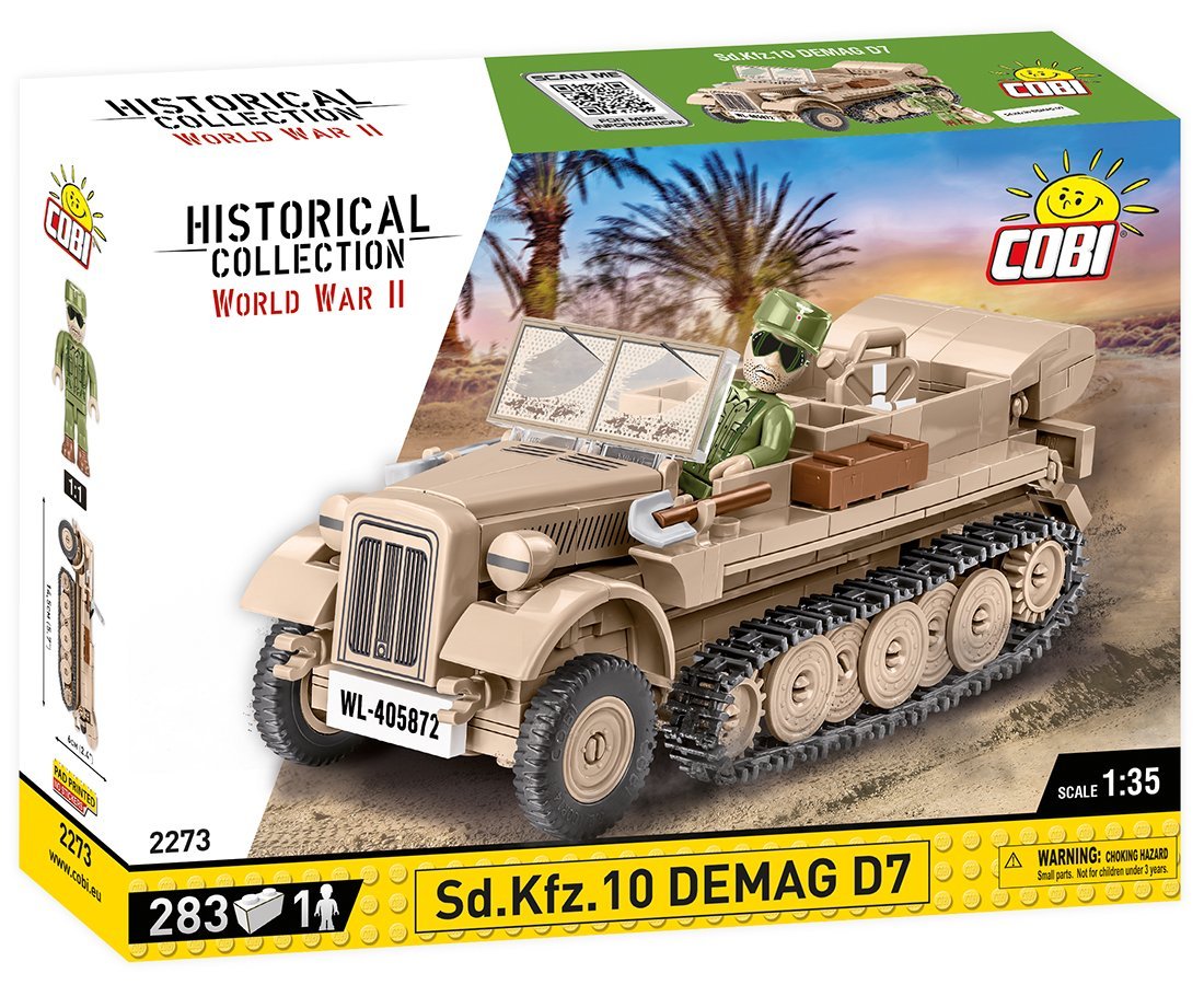COBI Sd.Kfz. 10 Demag D7: Set #2273
