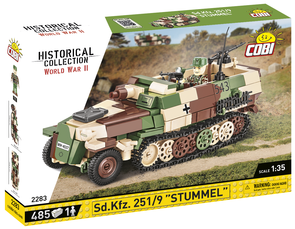 COBI Sd.Kfz. 251/9 "Stummel" Half-Track : Set #2283