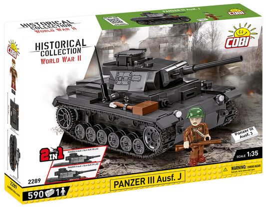 COBI Panzer III Ausf. J Tank : Set #2289