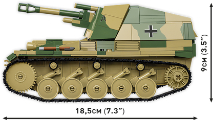 COBI EXECUTIVE EDITION SD.KFZ.124 Wespe Self-Propelled Gun : Set #2598