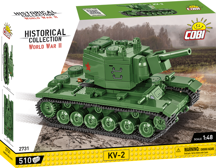 KV-2 Heavy Tank 1:48: Set #2731 Cobi