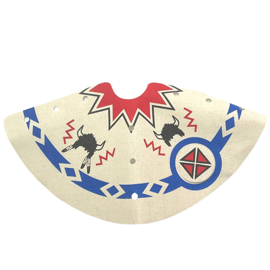 Cloth Tepee Cover with Buffalo Helmets Pattern, Part# x172px2