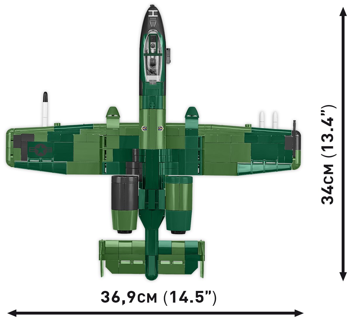 COBI A-10 Thunderbolt II Warthog Attack Aircraft : Set #5856