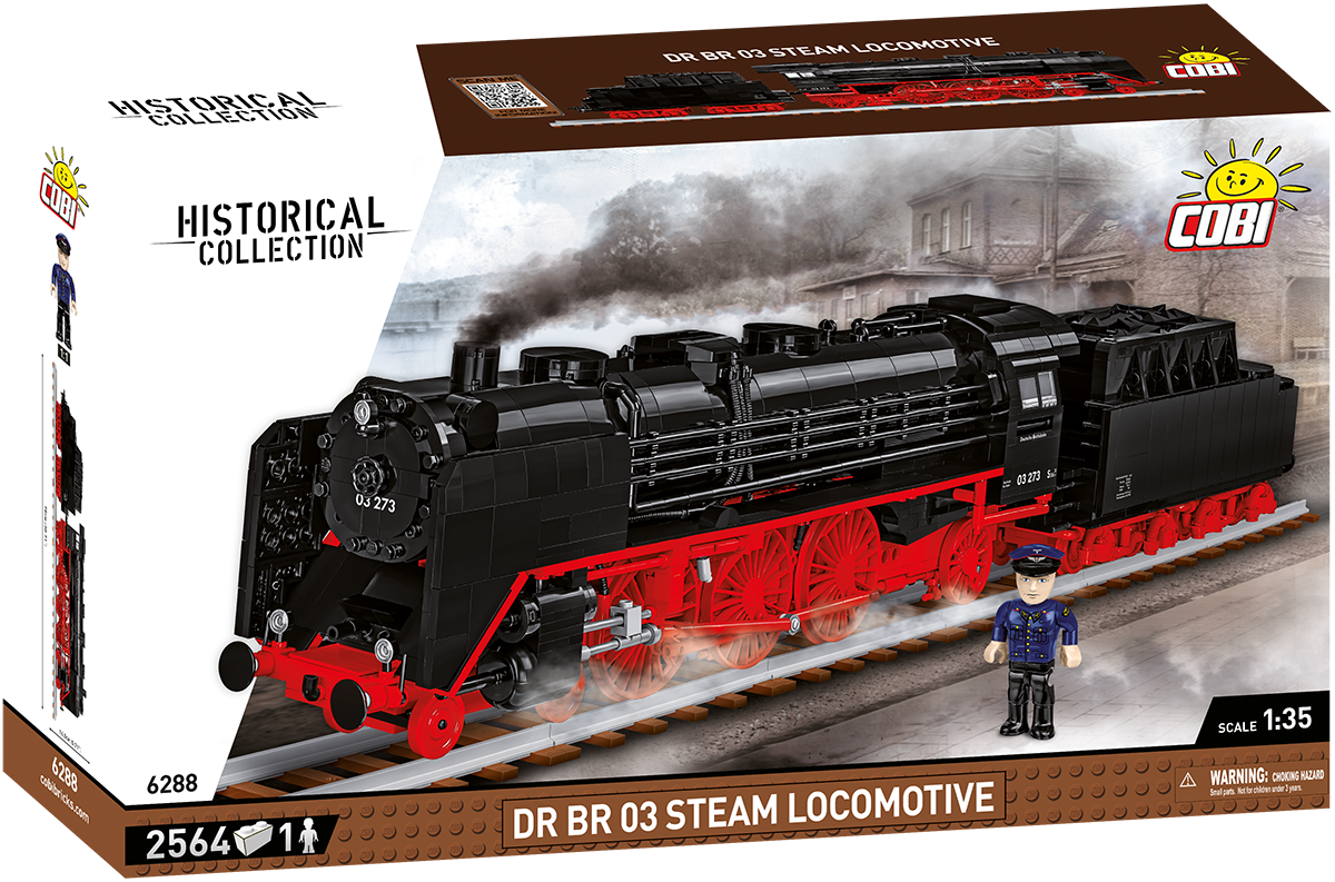 COBI Steam Locomotive DR BR 03 Train : Set #6288