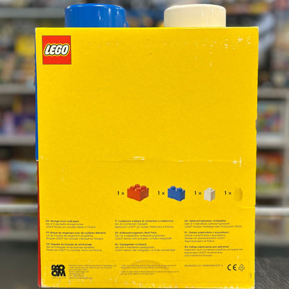 Storage Brick Multi-Pack - Red / White / Blue / Yellow (4 Pieces - 4015), 5004895