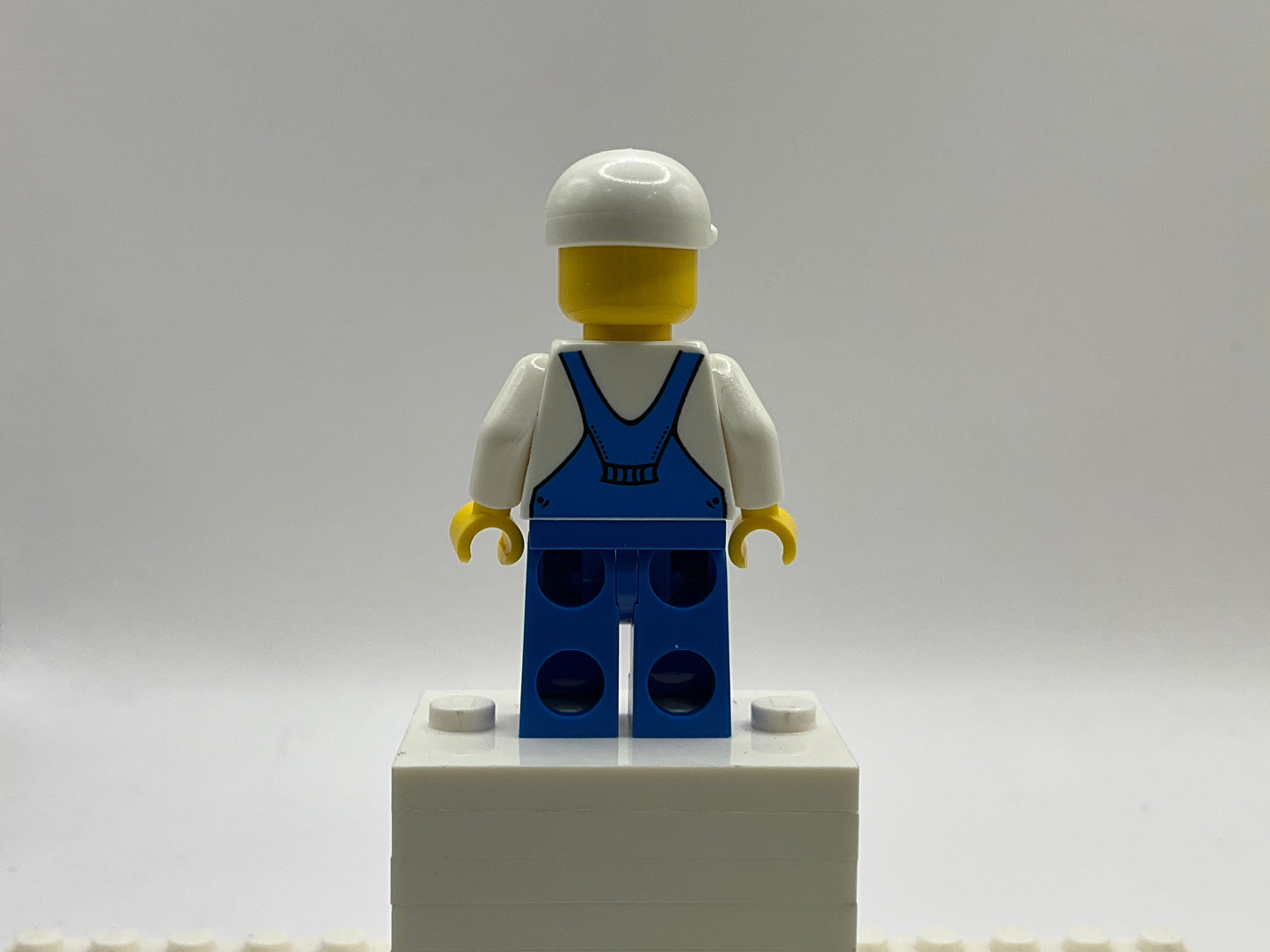 Overalls Blue over V-Neck Shirt - Pet Shop, twn138