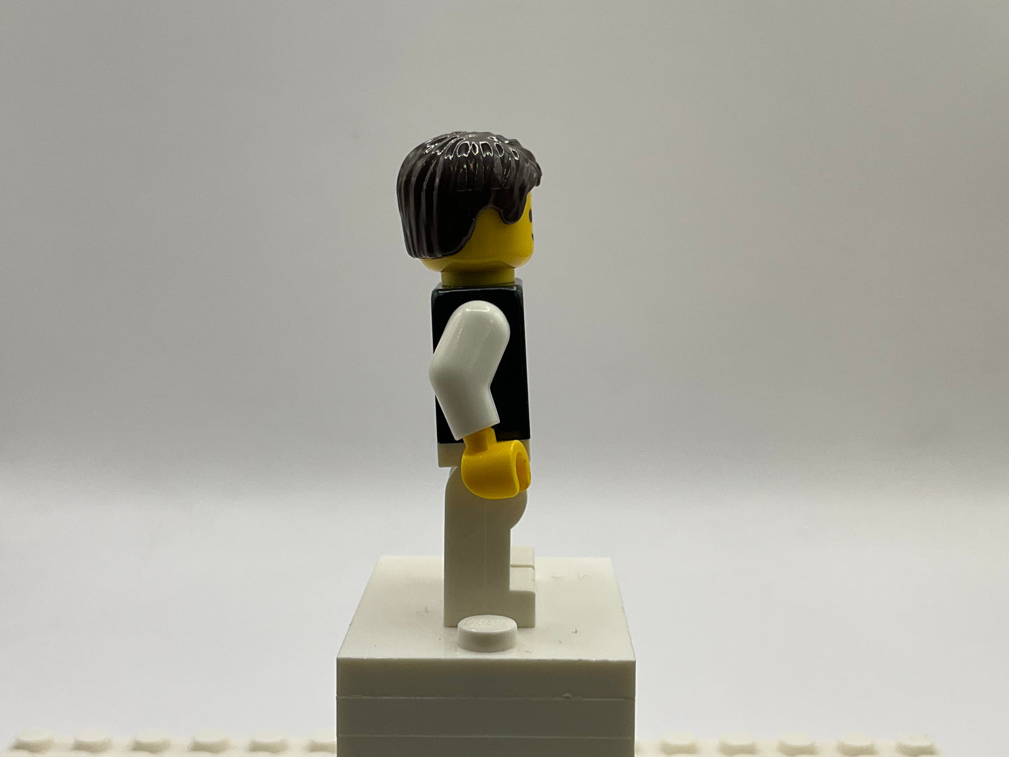 Black vest with Blue Striped Tie - Parisian Restaurant, twn190
